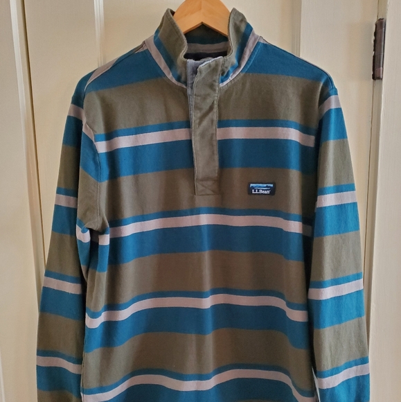 L.L. Bean Shirts Ll Bean Long Sleeve Rugby Shirt Poshmark